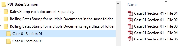 14 VDOCS Bates Stamping Multiple Cases Multiple Files Copy